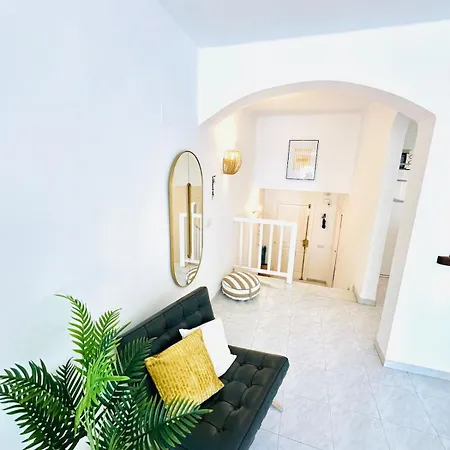 Quarto em Acomodações Particulares Casa Paraíso Blanco With Garden, Pool, Terrace&sea View